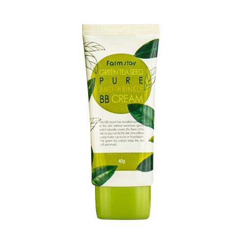 ББ крем с семенами зеленого чая GREEN TEA SEED PURE ANTI-WRINKLE BB CREAM, 40гр