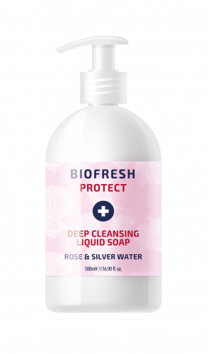 Жидкое мыло глубоко очищающее с помпой-дозатором Biofresh Protect 500 мл