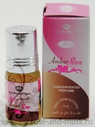Amber Rose/Амбер Роуз, духи-роллер 3 мл для женщин Al Rehab