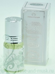 Silver/Сильвер, духи-роллер 3 мл унисекс Al Rehab