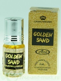 Golden Sand/Золотой песок, духи-роллер 3 мл для женщин Al Rehab