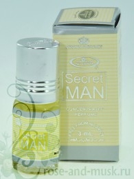 Secret Man / Сикрет Мэн, духи-роллер 3 мл для мужчин Al Rehab