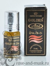 Golden/Голден, духи-роллер 3 мл для женщин Al Rehab