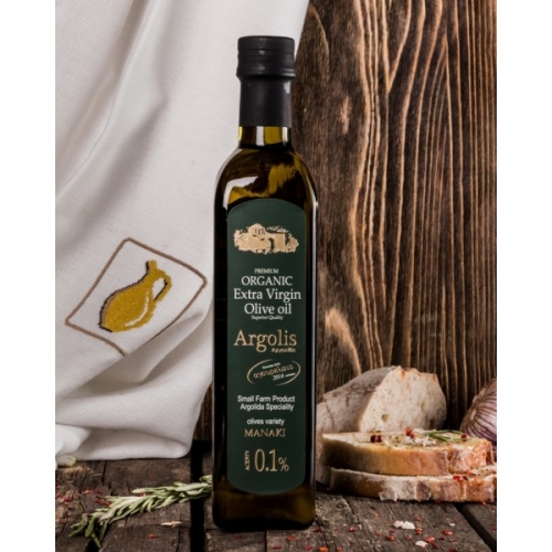 Оливковое масло Argolis 500мл, кислотность 0,1%