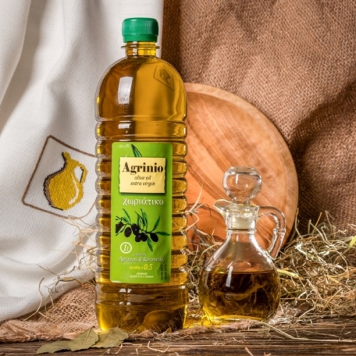 Оливковое масло домашнее Agrinio, пласт.бут 1л