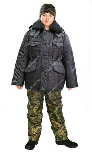 Куртка детская Зима цв.Чёрный