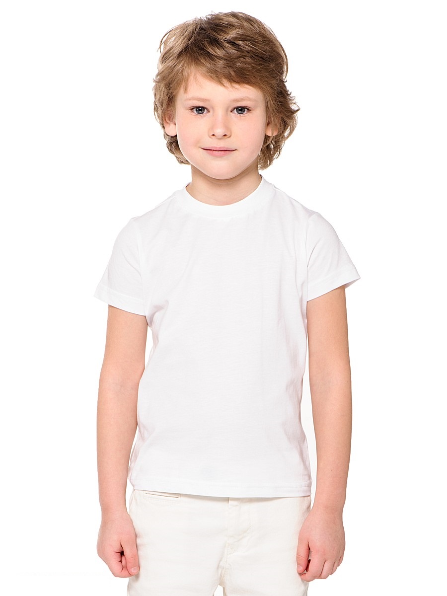 Дети в белой футболке