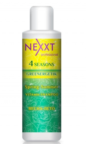 Nexprof шампунь Professional Greenergetik 4 Seasons Spring-Summer VITAmin витаминный для волос весна-лето, 200 мл