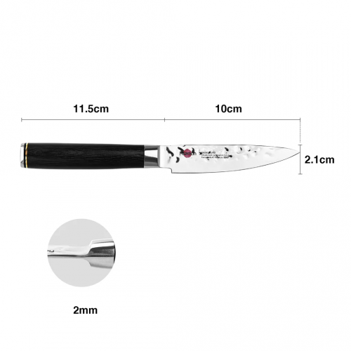 2563 FISSMAN Нож Овощной Kensei Kojiro 10см (сталь AUS-8)