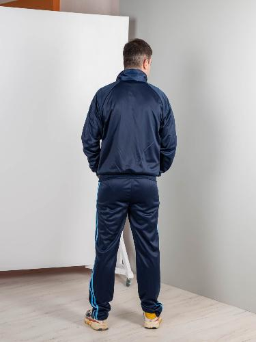 Мужской Спортивный костюм Стрим-3 темно-синий-голубой от Спортсоло