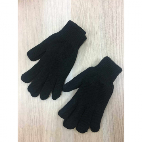 Мужские перчатки шерстяные вязанные двойные Омские ОМ-1