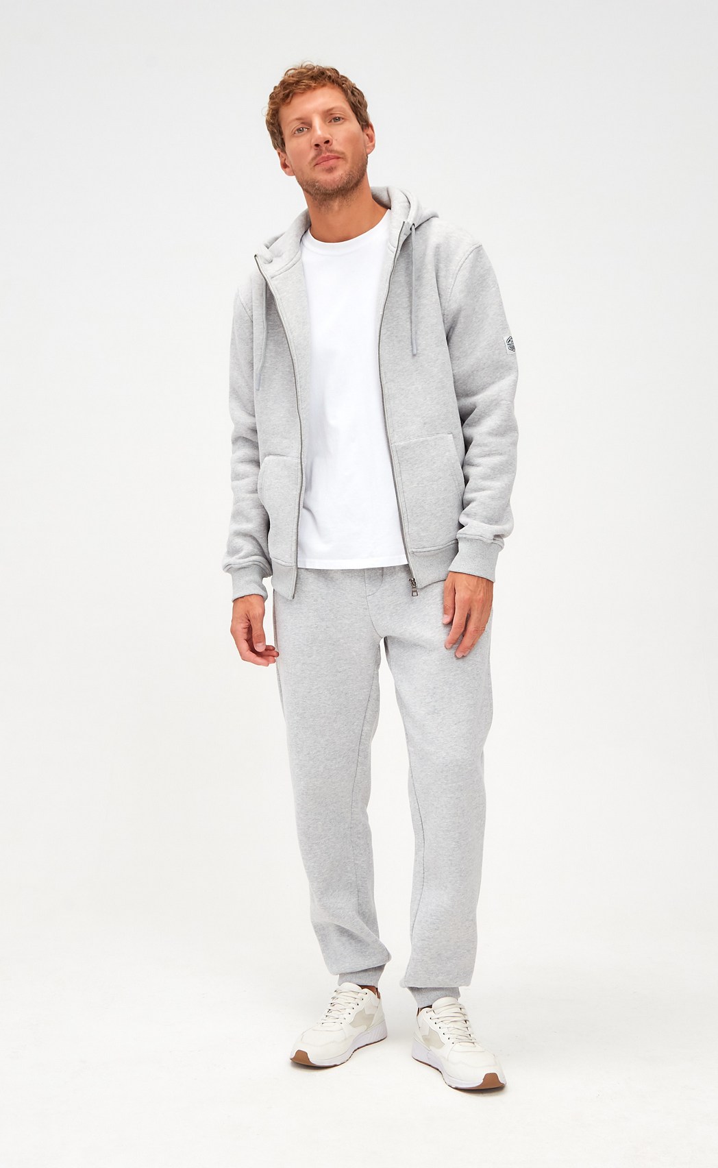 Брюки спорт F121-0821-1 grey melange Fine Joyce 1229553986