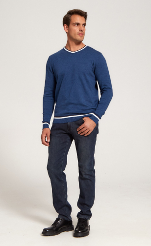 Пуловер F021-15-0046 jeans melange Fine Joyce 1514778840