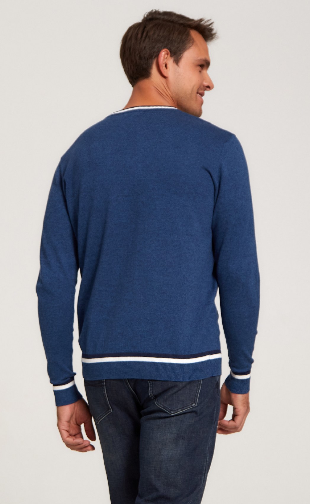 Пуловер F021-15-0046 jeans melange Fine Joyce 1514778840
