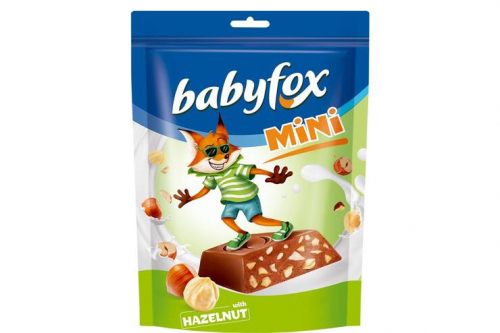 «BabyFox», конфеты шоколадные mini с фундуком, 120 г