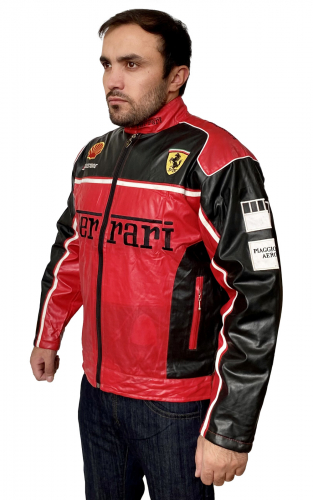 Спортивная мужская куртка Ferrari – moto-коллекция нового сезона. Культовый дизайн Чемпионата Мира №502
