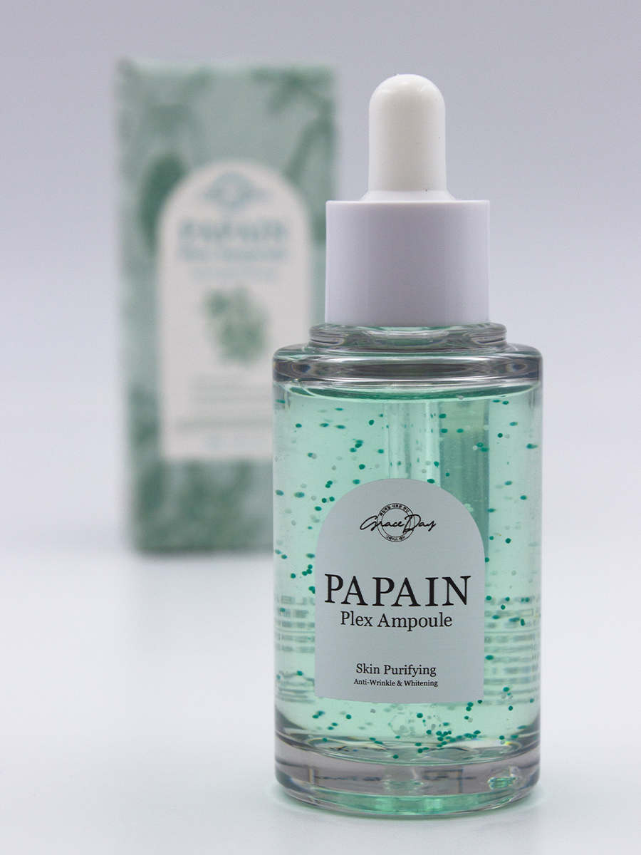 GRACE DAY - СЫВОРОТКА ДЛЯ ЛИЦА С ЭКСТРАКТОМ ПАПАЙИ PAPAIN PLEX AMPOULE, 50 ML