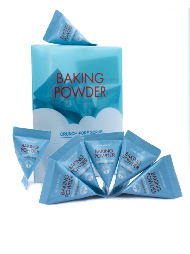 ETUDE HOUSE - СКРАБ ДЛЯ ЛИЦА ДЛЯ ОЧИЩЕНИЕ ПОР BAKING POWDER CRUNCH PORE SCRUB, 7 G * 24 ШТ.