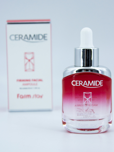 FARMSTAY - СЫВОРОТКА ДЛЯ ЛИЦА АМПУЛЬНАЯ УКРЕПЛЯЮЩАЯ С КЕРАМИДАМИ CERAMIDE FIRMING FACIAL AMPOULE, 35 ML