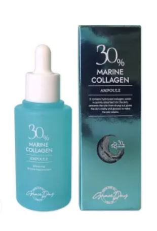 GRACE DAY - СЫВОРОТКА АНТИВОЗРАСТНАЯ ДЛЯ ЛИЦА С МОРСКИМ КОЛЛАГЕНОМ MARINE COLLAGEN 30% AMPOULE, 50 ML