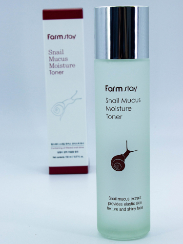 FARMSTAY - ТОНИК ДЛЯ ЛИЦА УВЛАЖНЯЮЩИЙ С ЭКСТРАКТОМ МУЦИНА УЛИТКИ SNAIL MUCUS MOISTURE TONER, 150 ML