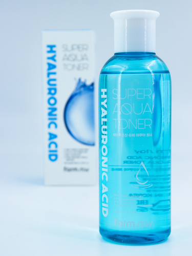 FARMSTAY - ТОНЕР ДЛЯ ЛИЦА С ГИАЛУРОНОВОЙ КИСЛОТОЙ HYALURONIC ACID SUPER AQUA TONER, 200 ML