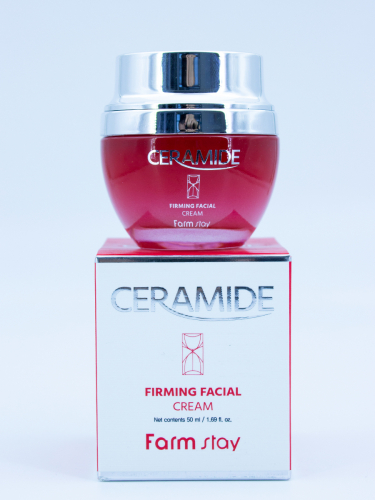 FARMSTAY - КРЕМ ДЛЯ ЛИЦА УКРЕПЛЯЮЩИЙ С КЕРАМИДАМИ CERAMIDE FIRMING FACIAL CREAM, 50 ML