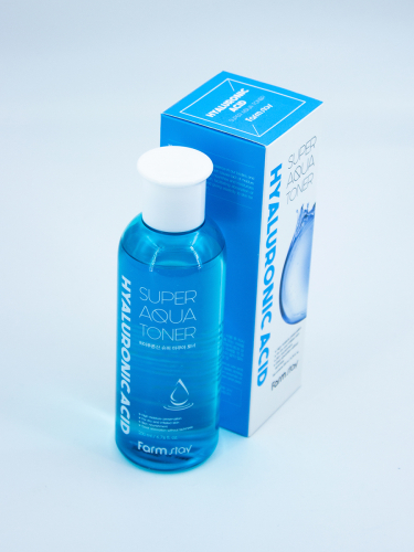 FARMSTAY - ТОНЕР ДЛЯ ЛИЦА С ГИАЛУРОНОВОЙ КИСЛОТОЙ HYALURONIC ACID SUPER AQUA TONER, 200 ML