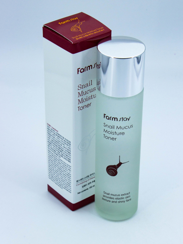 FARMSTAY - ТОНИК ДЛЯ ЛИЦА УВЛАЖНЯЮЩИЙ С ЭКСТРАКТОМ МУЦИНА УЛИТКИ SNAIL MUCUS MOISTURE TONER, 150 ML