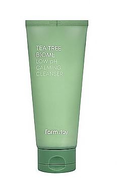 FARMSTAY - ПЕНКА ДЛЯ ЛИЦА ОЧИЩАЮЩАЯ С НИЗКИМ pH TEA TREE BIOME LOW PH CALMING CLEANSER, 180 ML