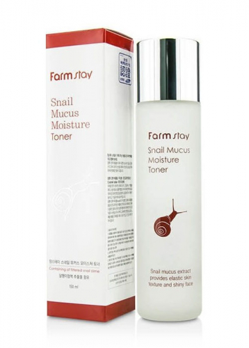 FARMSTAY - ТОНИК ДЛЯ ЛИЦА УВЛАЖНЯЮЩИЙ С ЭКСТРАКТОМ МУЦИНА УЛИТКИ SNAIL MUCUS MOISTURE TONER, 150 ML