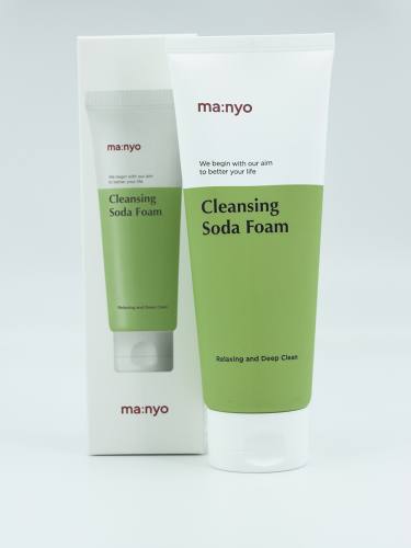 MANYO - ПЕНКА ДЛЯ ЛИЦА С СОДОЙ ДЛЯ ГЛУБОКОГО ОЧИЩЕНИЯ ПОР CLEANSING SODA FOAM, 150 ML