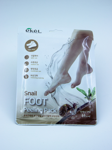 EKEL - ПИЛИНГ - НОСОЧКИ С МУЦИНОМ УЛИТКИ FOOT PEELING PACK SNAIL, 40 G