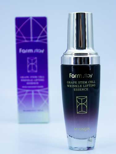 FARMSTAY - ЭССЕНЦИЯ ДЛЯ ЛИЦА С ФИТО-СТВОЛОВЫМИ КЛЕТКАМИ ВИНОГРАДА GRAPE STEM CELL WRINKLE LIFTING ESSENCE, 50 ML