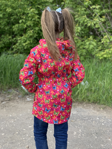 Куртка-ветровка для девочки арт. 4242