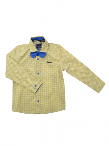 Рубашка для мальчика 1205, желтый