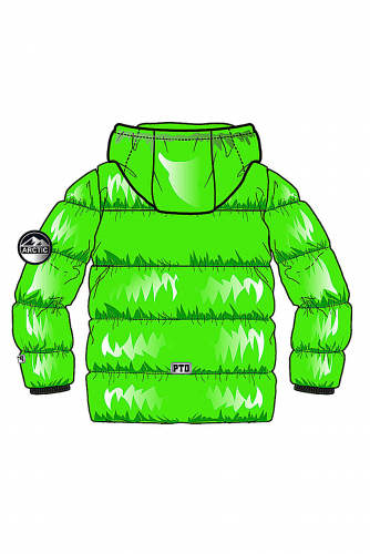 Куртка #802904Верх: 100% Полиэстер, покрытие: 100% Полиуретан; Подкладка: 100% Полиэстер; Наполнитель: 100% Полиэстер, 200 г/м2Зеленый