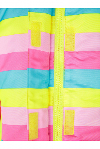 Куртка #698985Фуксия,Светло-розовый,Светло-зеленый,Голубой