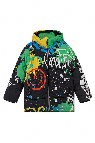 Куртка #799177Верх: 100% Полиэстер; Покрытие: 100% Полиуретан; Подкладка: 100% Полиэстер; Наполнитель: 100% Полиэстер, 250 г/м2Черный,Зеленый
