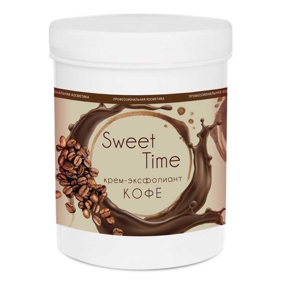 Domix Крем-эксфолиант для тела «Кофе» / Sweet Time, 1000 мл