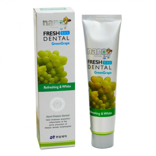 Hanil Зубная паста c экстрактом зеленого винограда / Nano Fresh Dental Green Grape Toothpaste, 160 мл