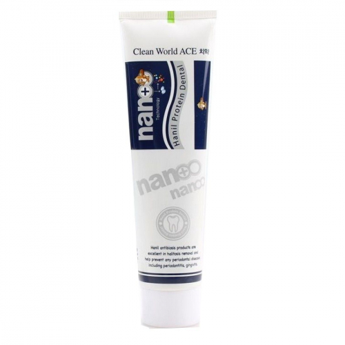 Hanil Зубная паста укрепление эмали с серебром и протеином / Nano Protein Dental Toothpaste, 180 мл