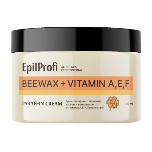 EpilProfi Professional Крем-парафин для рук с пчелиным воском и комплексом витаминов A, E, F / Beewax + Vitamin A, Е, F, 300 мл