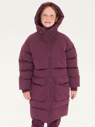 GZFW4292 Пальто для девочек Фиолетовый(46)