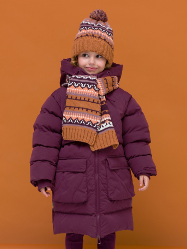 GZFW3292 Пальто для девочек Фиолетовый(46)