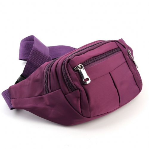Поясная текстильная сумка 7172 Фиолетовый