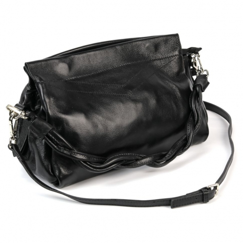 Женская кожаная сумка 19208 Блек