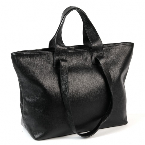 Женская кожаная сумка шоппер 2016 Блек