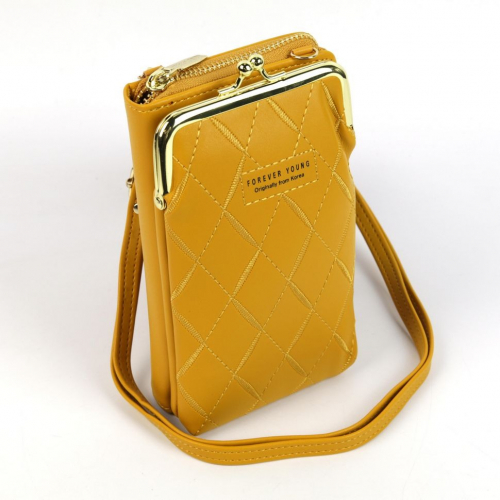 Женская сумка-кошелек В-003 Желтый