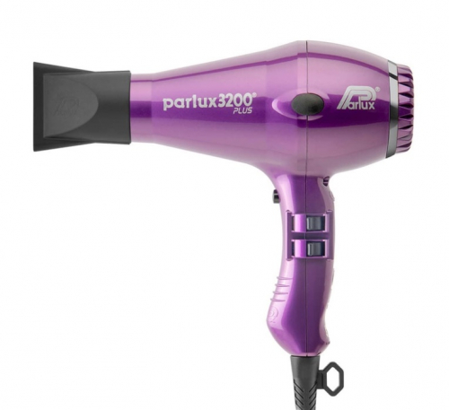 Фен Parlux 3200 Plus фиолетовый, 2 насадки 1900 Вт
